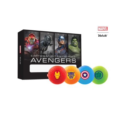PELOTAS DE GOLF VOLVIK MARVEL AVENGERS