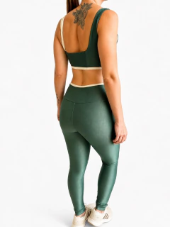Conjunto Iris Legging + Top - Verde Eucalipto - comprar online