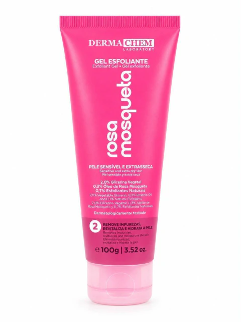 Gel Esfoliante rosa mosqueta Dermachem