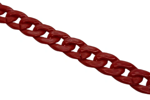 Cadena Plástica Rojo 2x1cm