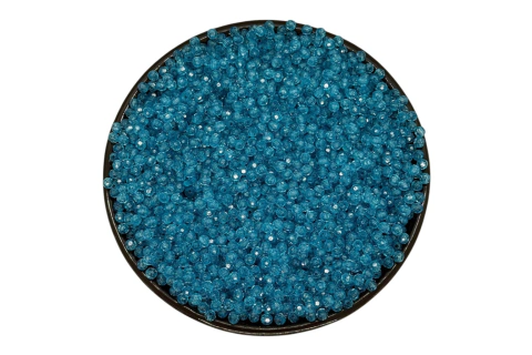 Perlas Facetadas N6 Turquesa