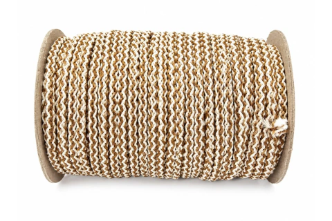 Polipropileno Relleno 5mm x50mt - Matizado Marrón/Blanco