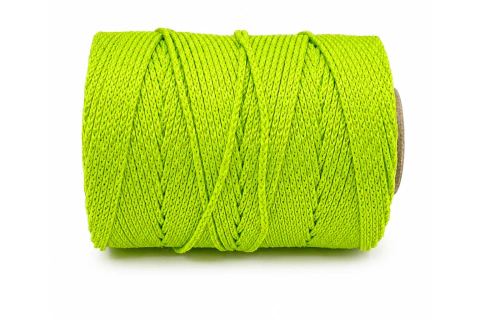 Cola de Rata 2mm x100mt Verde Fluor