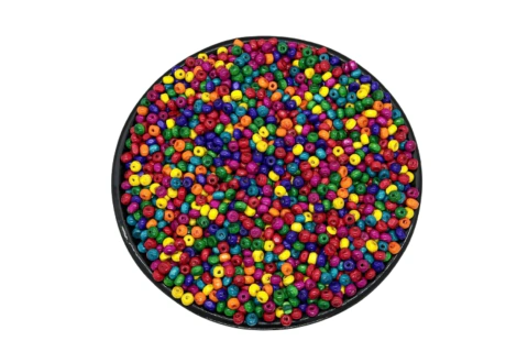 Bolitas de Madera Multicolor