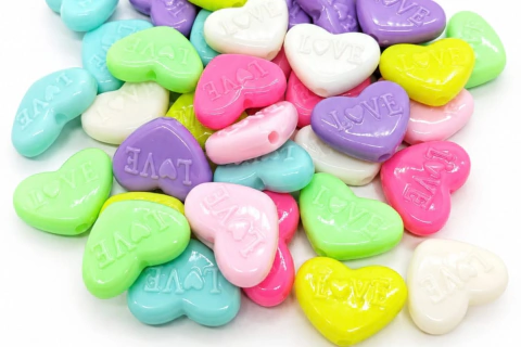 Corazón Love Pasante - Multicolor Pastel