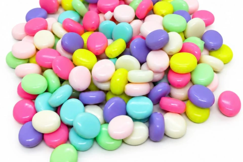Oval Plano Pasante - Multicolor Pastel