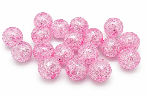 Perlas Craqueladas - Rosa
