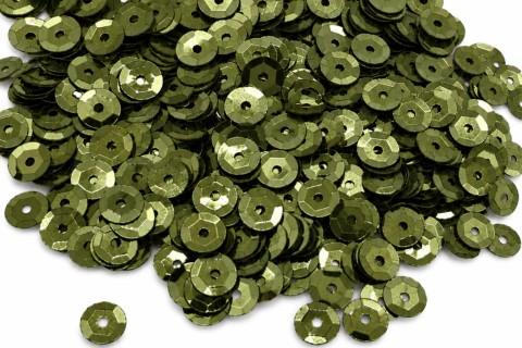 Lentejuelas N6 - Verde Militar