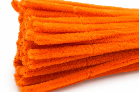 Limpiapipas x100 Naranja Fluor