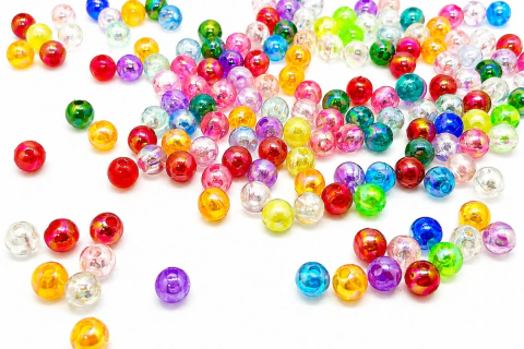 Perlas Tornasolada Multicolor