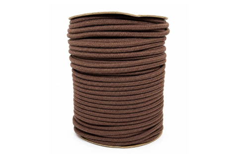 Cordón de algodón chocolate N8 premium