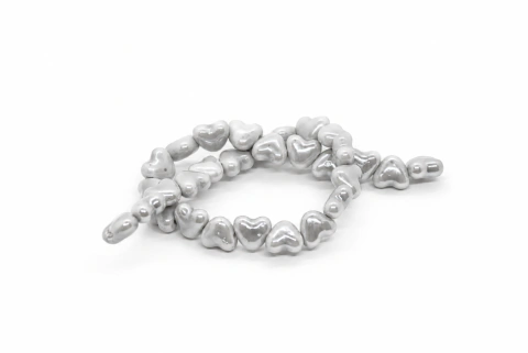Cerámica Pasante Corazón Gris