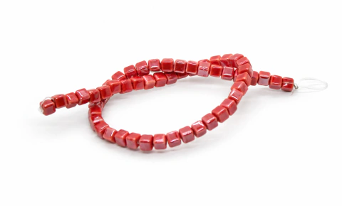 Cerámica Pasante Cubo Rojo