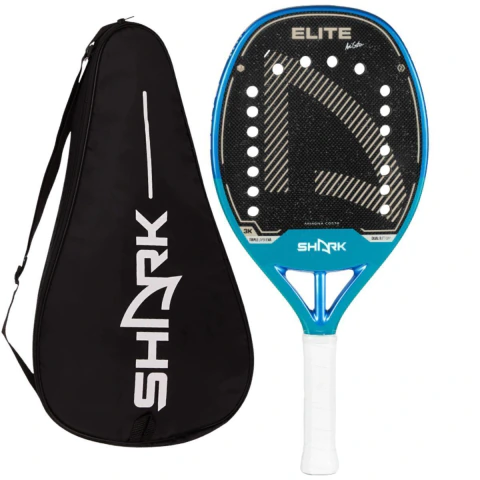 RAQUETE DE BEACH TENNIS SHARK ELITE 3K 21 MM BY ARIADNA COSTA