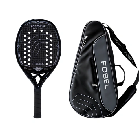 RAQUETE DE BEACH TENNIS FOBEL MACAW ONYX LIMITED EDITION