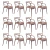 KIT 12 CADEIRAS ALLEGRA PREMIUM - redikal cadeiras