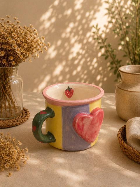 Taza camping in love