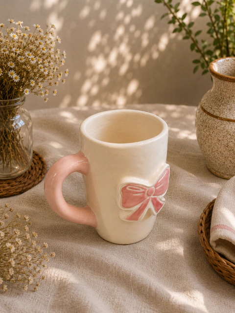 Taza alta moño