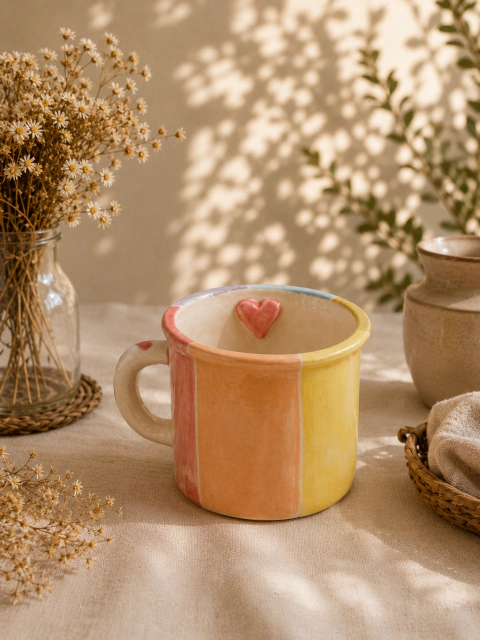 Taza camping Arcoiris