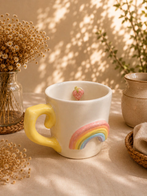 Taza Arcoíris conica
