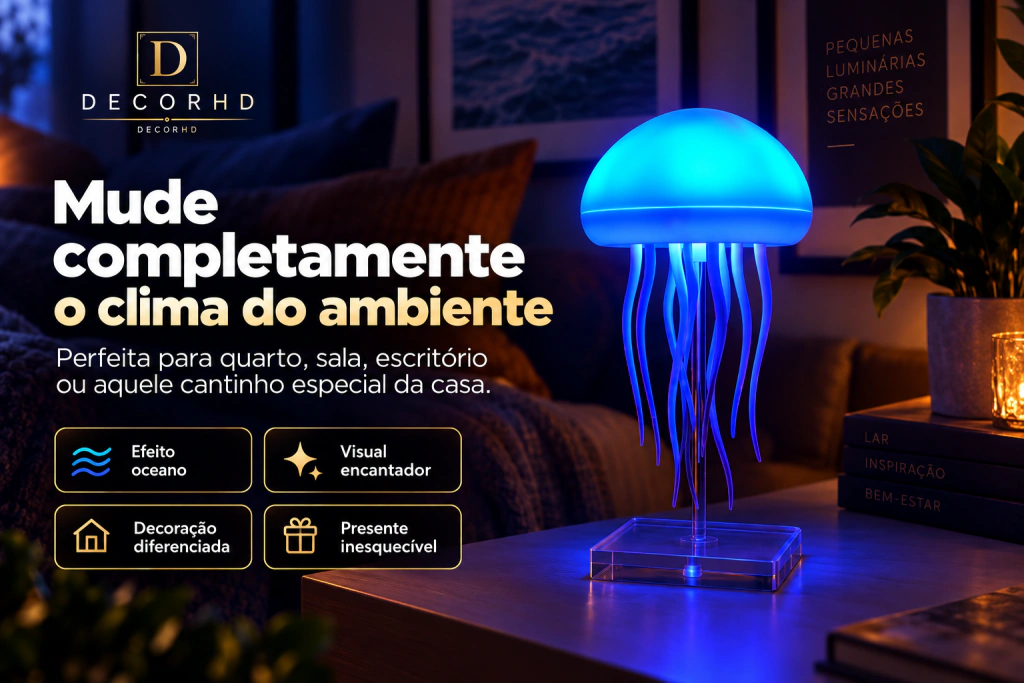 JellyGlow transformando o clima do ambiente