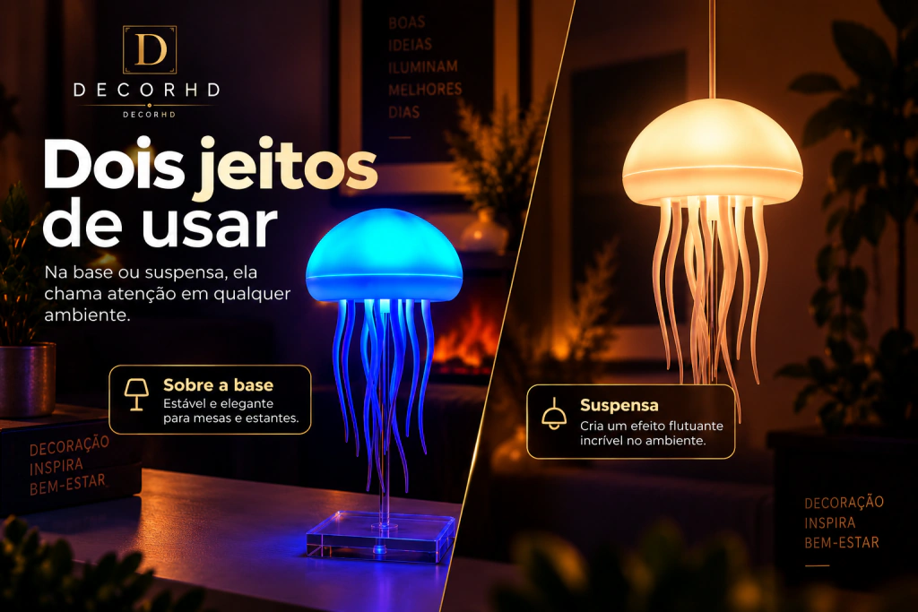 JellyGlow dois modos de uso