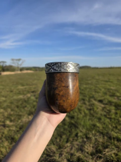 Cuia Bago de Touro com Virola de Alpaca Larga | Carijó- 1080 - comprar online