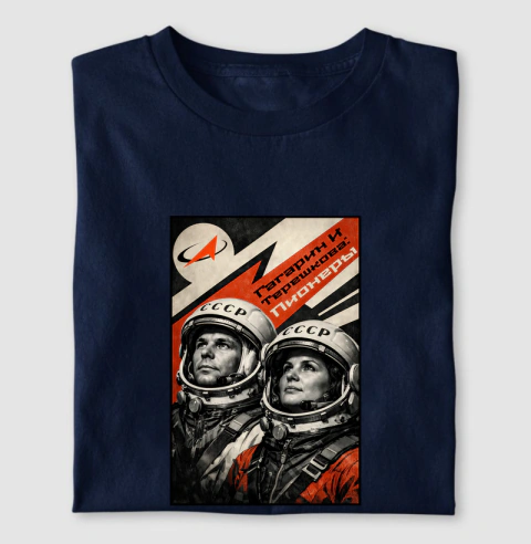Gagarin e Tereshkova: Pioneiros