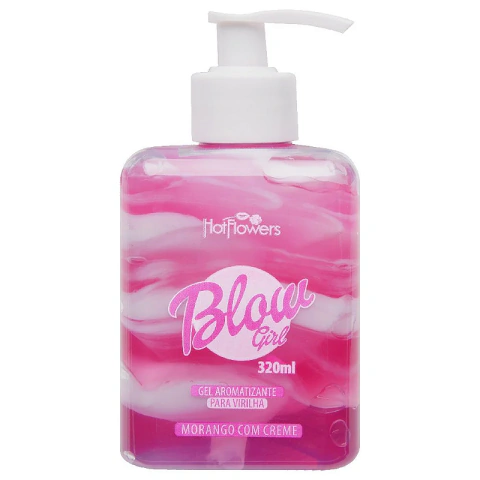 GEL HIDRATANTE CORPORAL BEIJÁVEL MORANGO COM CREME BLOW GIRL