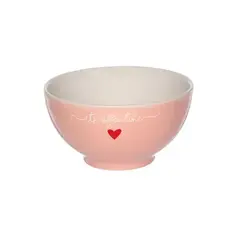 Bowl de Porcelana L'Amour Rosa 440 ml