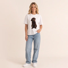 Set 2 remeras de algodón Mamá+ Mini Modelo LABRADOR - Pumpasremes