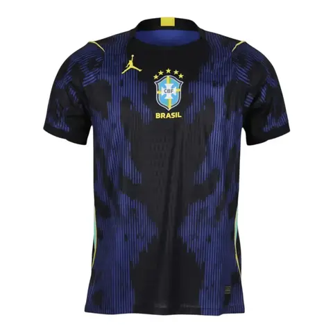 Camisa Seleção Brasileira II 26/27 - Torcedor Jordan Masculina - Azul e preta - comprar online