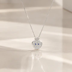 COLAR DA BELINHA AZUL SAFIRA