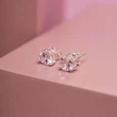 BRINCO PONTO DE LUZ PEQUENO ZIRCONIA CRISTAL