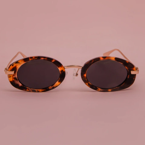 OCULOS DE SOL OVAL ASTES LONGAS ONCINHA