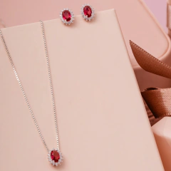 CONJUNTO OVAL 3 GARRAS RUBELITA