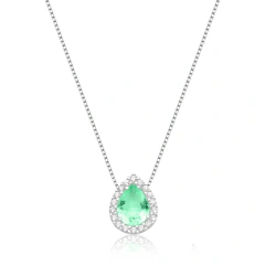 COLAR PRINCESA GOTA VERDE PARAIBA