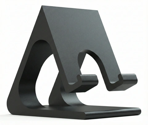 Soporte Porta Celular Escritorio Universal Resistente Negro