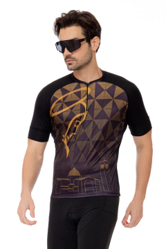 Camisa de Ciclismo Masculina Nossa Senhora Losango (PRO) Manga Curta Way