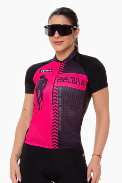 Camisa de Ciclismo Feminina Respeite a Ciclista (PRO) Manga Curta Way