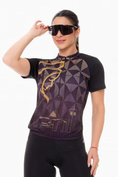 Camisa de Ciclismo Feminina Nossa Senhora Losango (PRO) Manga Curta Way