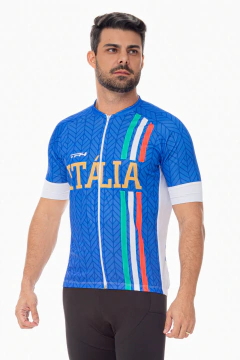 Camisa de Ciclismo Masculina Manga Curta Premium - Itália