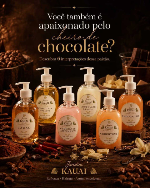 COLEÇAO AMANTES DO CHOCOLATE - SABONETE LIQUIDO 250ML
