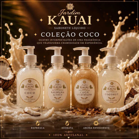 COLEÇAO COCO - SABONETE LIQUIDO 250ML