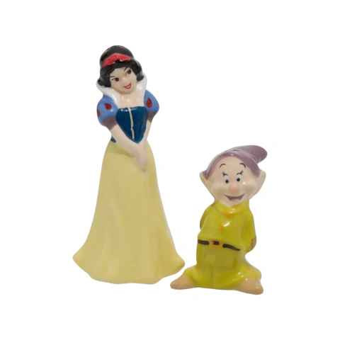 Saleiro e pimenteiro da Branca de Neve e Dunga