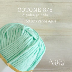 Cotone 8/8 - Algodón Peinado 100% - A Tu Vera Artesanal