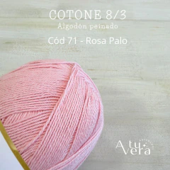 Cotone 8/3 - Algodón Peinado 100% - A Tu Vera Artesanal