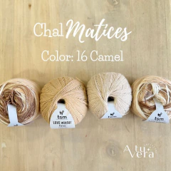 Kit de Materiales Chal Matices - Love Winter Batik