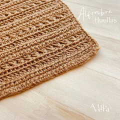 Alfombra Huellas - Guía de tejido en internet