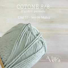 Cotone 8/8 - Algodón Peinado 100% - A Tu Vera Artesanal